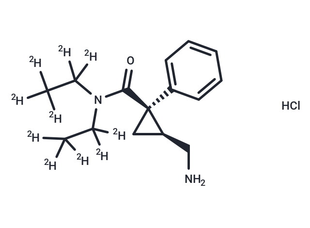 Milnacipran-d10 Hydrochloride Chemical Structure