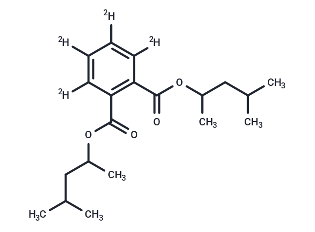 Phthalic acid, bis-4-methyl-2-pentyl ester-d4 Chemical Structure
