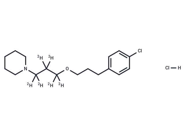 Pitolisant-d6 HCl Chemical Structure