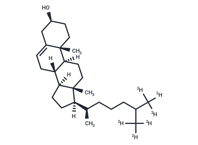 Cholesterol-d6 Chemical Structure