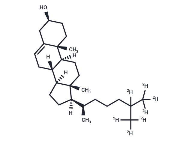Cholesterol-d7 Chemical Structure
