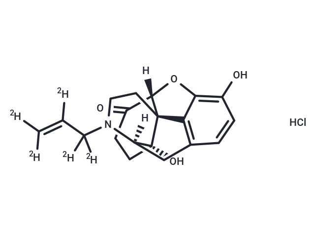Naloxone-d5 HCl Chemical Structure