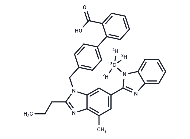 Telmisartan-13C-d3 Chemical Structure