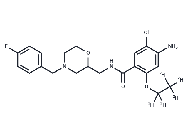 Mosapride-d5 Chemical Structure