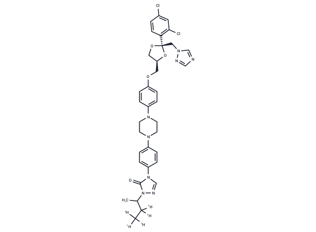 Itraconazole-d5 Chemical Structure