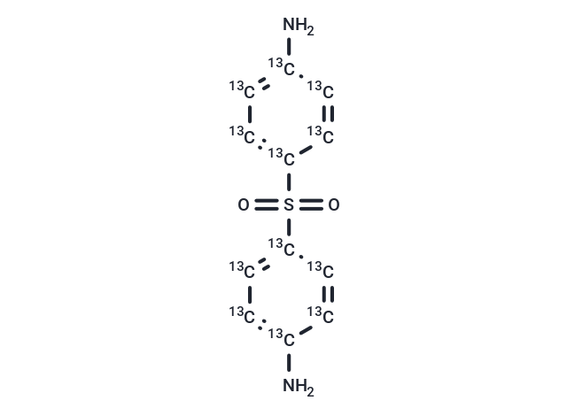 TargetMol Chemical Structure Dapson-13C12