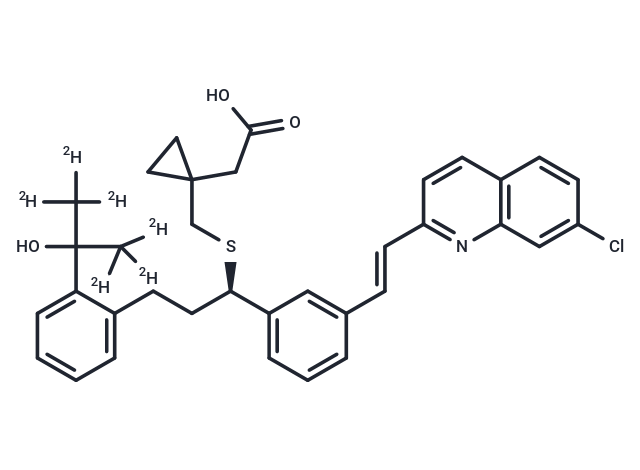 Montelukast-d6 Chemical Structure