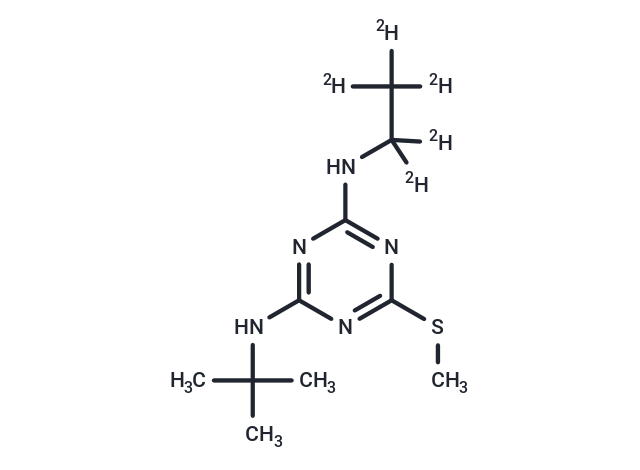 Terbutryn-d5 (ethyl-d5) Chemical Structure