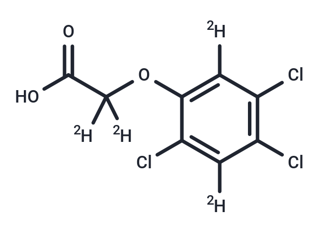 2,4,5-Trichlorophenoxyacetic Acid-d4 Chemical Structure