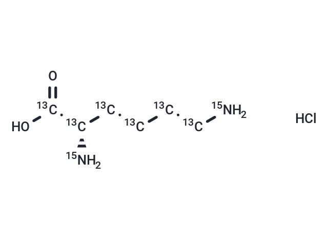 L-Lysine-13C6-15N2 Hydrochloride Chemical Structure