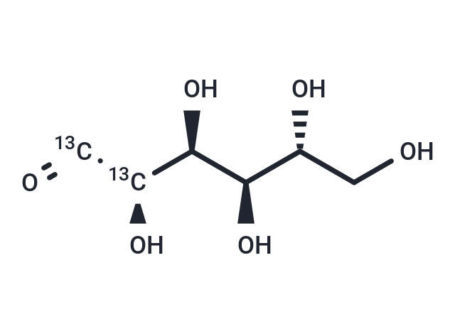 D-Glucose-1,2-13C2 Chemical Structure