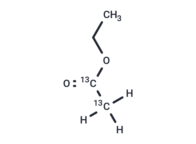 TargetMol Chemical Structure Ethyl Acetate-13C2