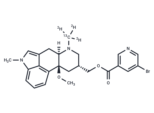 TargetMol Chemical Structure Nicergoline-13C-d3