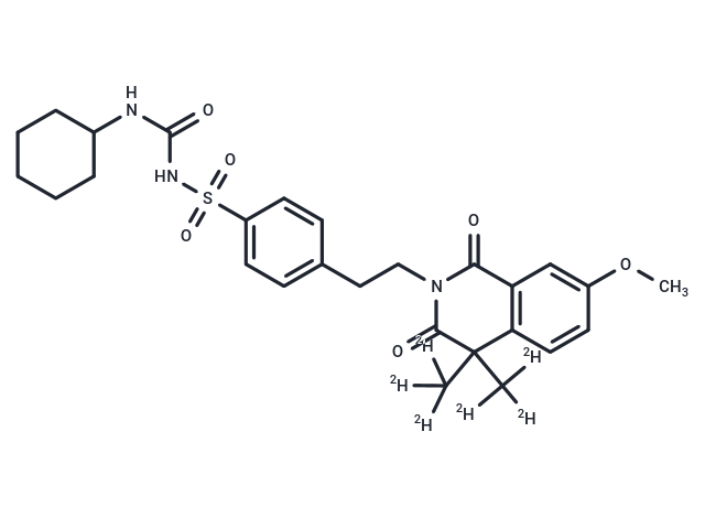 Gliquidone-d6 Chemical Structure