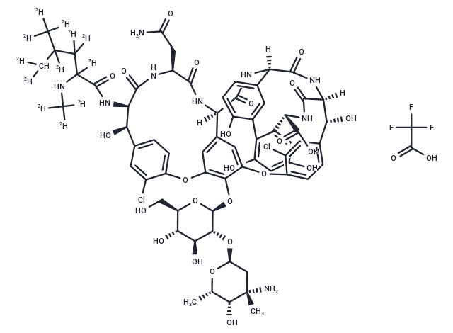Vancomycin-d12 TFA Chemical Structure