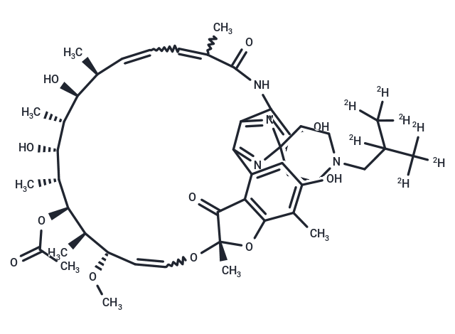 Rifabutin-d7 Chemical Structure
