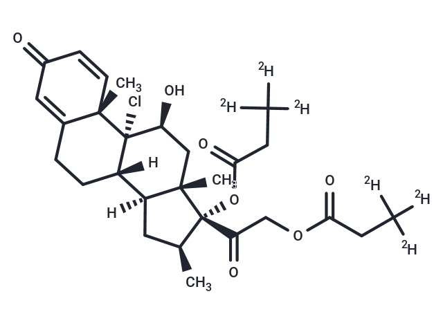 Beclomethasone Dipropionate-d6 Chemical Structure