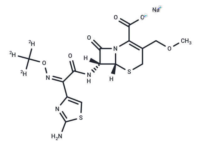 Cefpodoxime Proxetil EP Impurity A-d3 Sodium Salt Chemical Structure