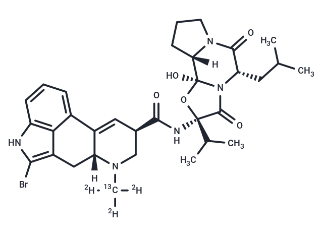 Bromocriptine-13C-d3 Chemical Structure