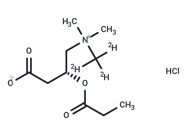 Propionyl carnitine-d3 HCl Chemical Structure