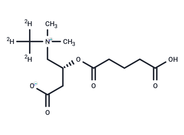Glutaryl carnitine-d3 HCl Chemical Structure