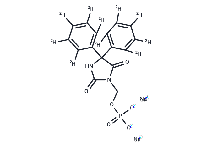 Fosphenytoin Sodium-d10 Chemical Structure