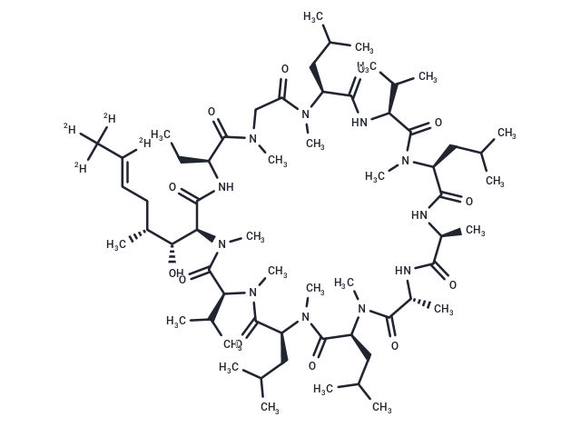 Cyclosporin A-d4 (Major) Chemical Structure
