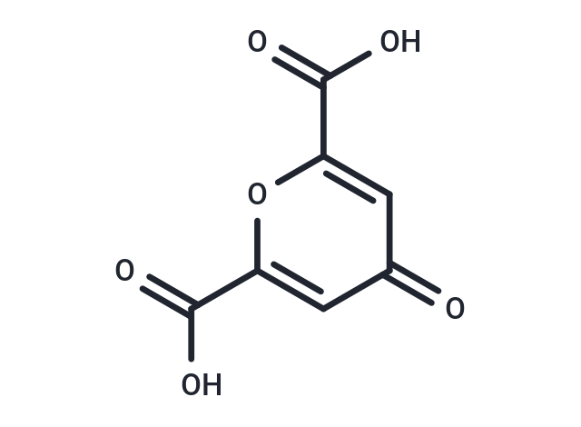 Chelidonic acid Chemical Structure