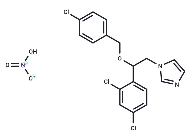 Econazole nitrate Chemical Structure