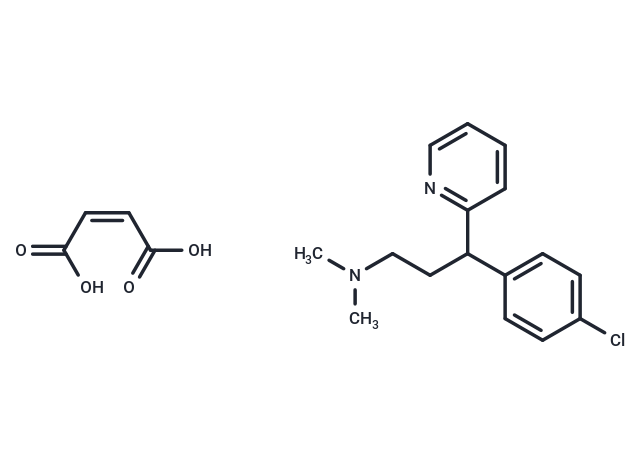 Chlorpheniramine maleate Chemical Structure