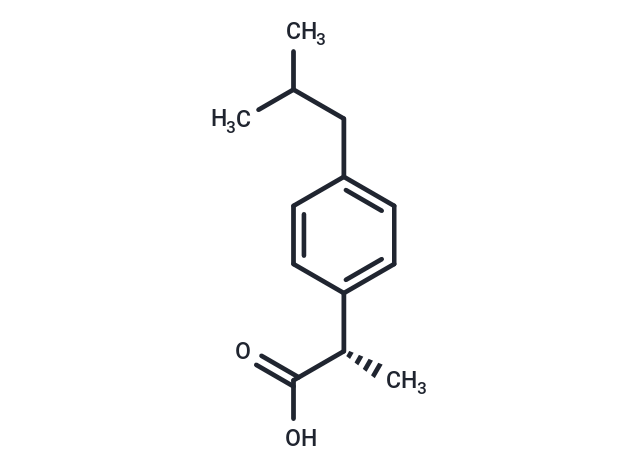 (S)-(+)-Ibuprofen Chemical Structure