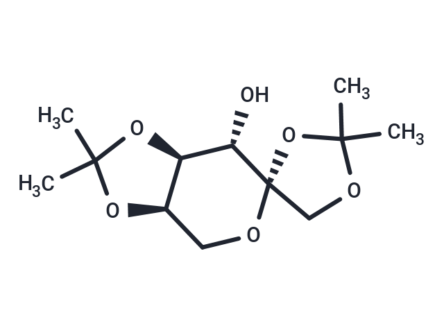 TargetMol Chemical Structure 1,2:4,5-Di-O-isopropylidene-β-D-fructopyranose
