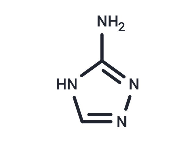 3-Amino-1,2,4-triazole Chemical Structure