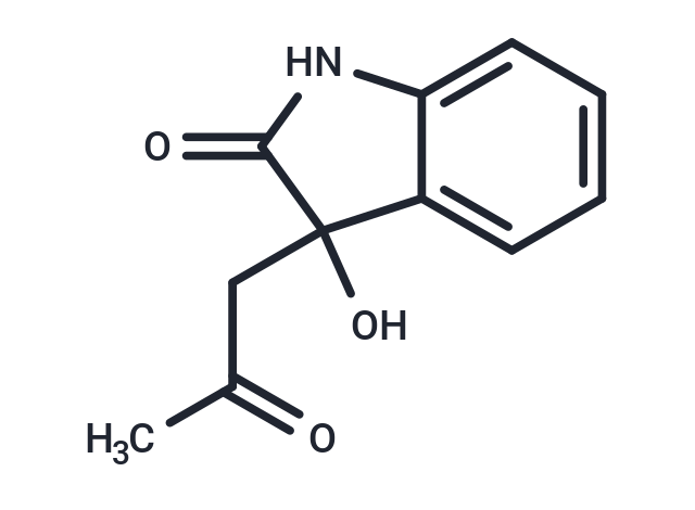TargetMol Chemical Structure 3-Hydroxy-3-acetonyloxindole