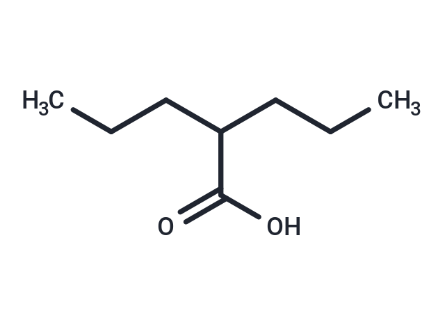Valproic Acid Chemical Structure
