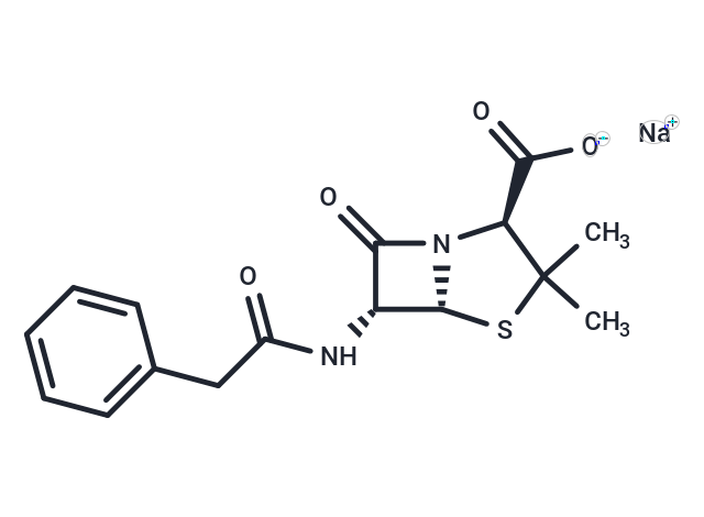 Penicillin G sodium salt Chemical Structure