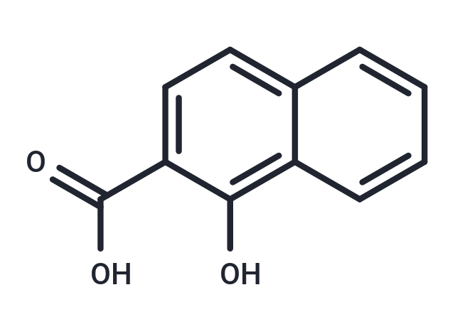 1-Hydroxy-2-naphthoic acid Chemical Structure