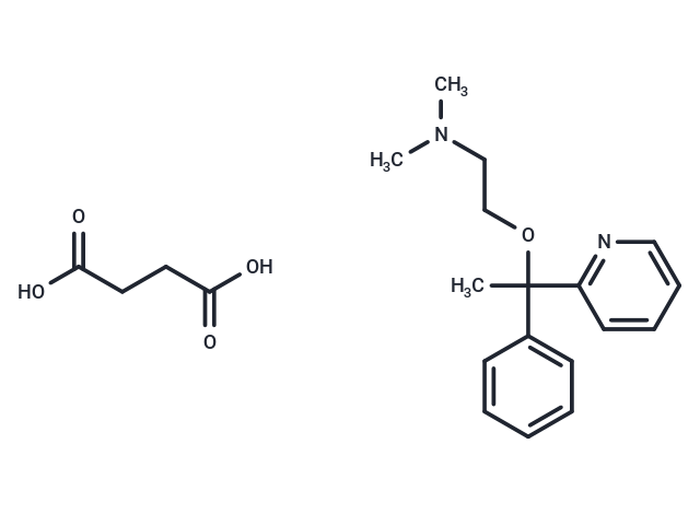 Doxylamine succinate Chemical Structure