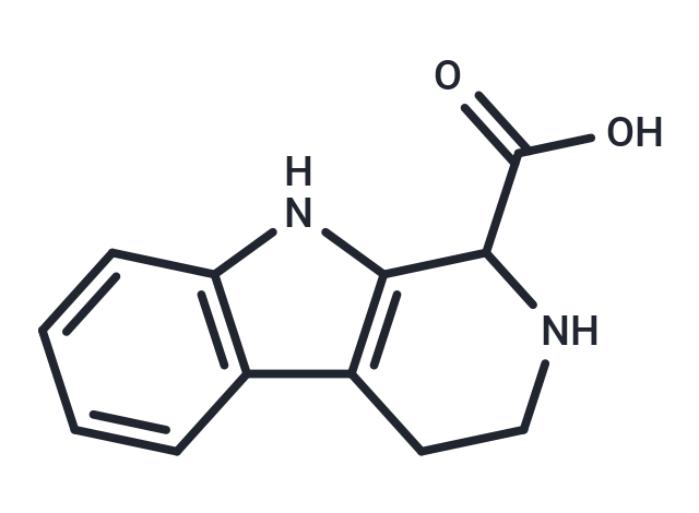 1,2,3,4-Tetrahydro-β-carboline-1-carboxylic acid Chemical Structure