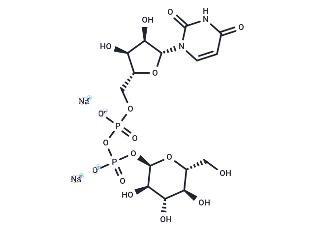 TargetMol Chemical Structure Uridine 5′-diphosphoglucose disodium salt