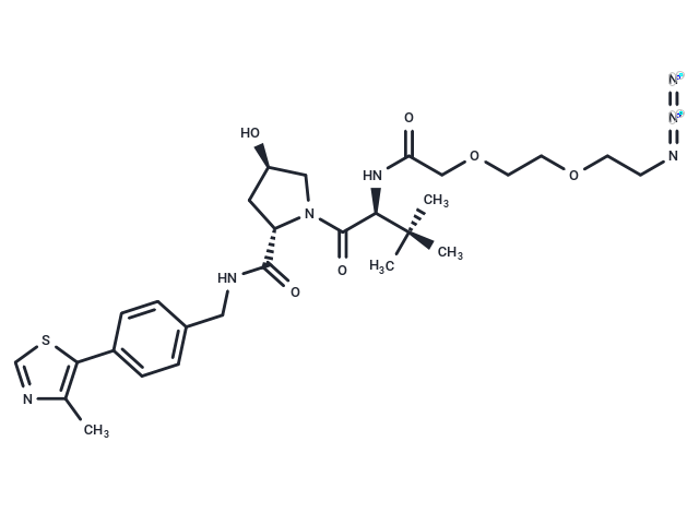TargetMol Chemical Structure (S,R,S)-AHPC-PEG2-N3