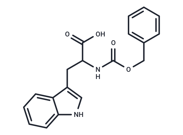 N-Cbz-DL-tryptophan Chemical Structure