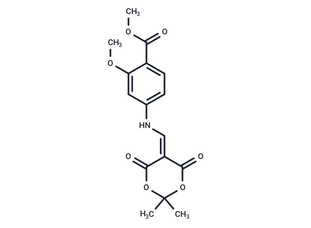 Methyl 4-(((2,2-dimethyl-4,6-dioxo-1,3-dioxan-5-ylidene)methyl)amino)-2-methoxybenzoate