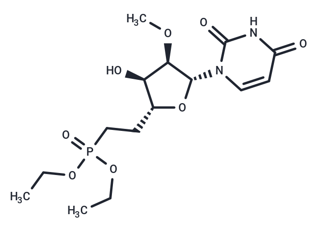 1-[6-(Diethoxyphosphinyl)-2-O-methyl-β-D-ribo-hexofuranosyl]uracil