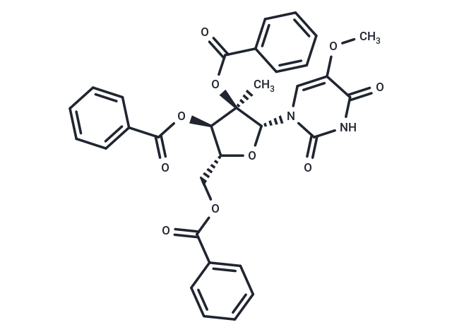 2’,3’,5’-Tri-O-benzoyl-2’-C-methyl-5-methoxyuridine