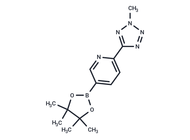 2-(2-Methyl-2H-tetrazol-5-yl)-5-(4,4,5,5-tetramethyl-1,3,2-dioxaborolan-2-yl)pyridine