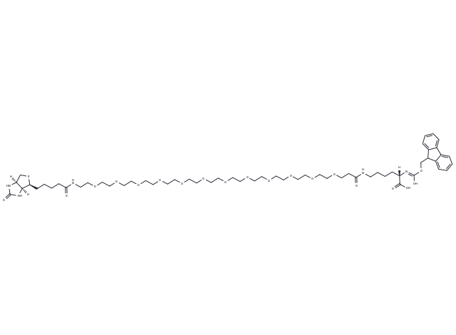 Fmoc-Lys (biotin-PEG12)-OH