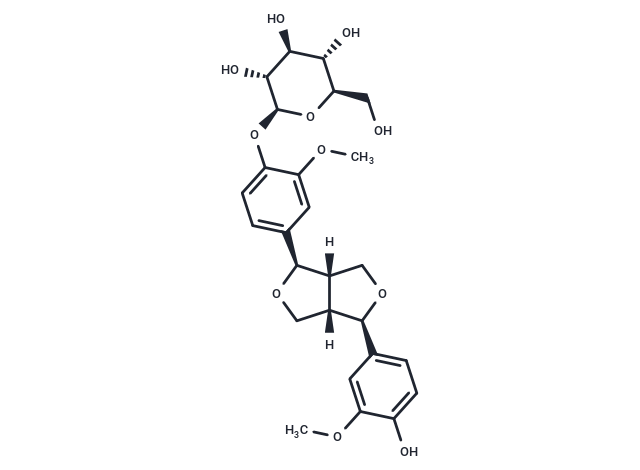 (-)-Pinoresinol 4-O-glucoside