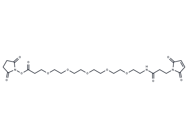 Mal-amido-PEG5-C2-​NHS ester