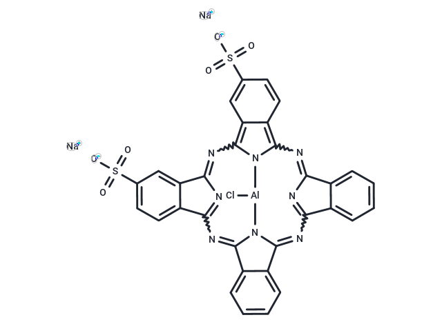 Aluminum phthalocyanine disulfonate disodium